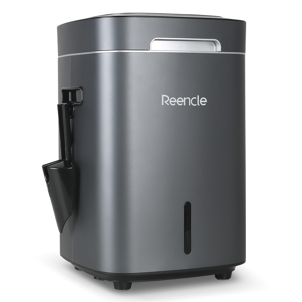 Reencle Prime – Slim afvalsysteem voor op de vloer (Zilver)