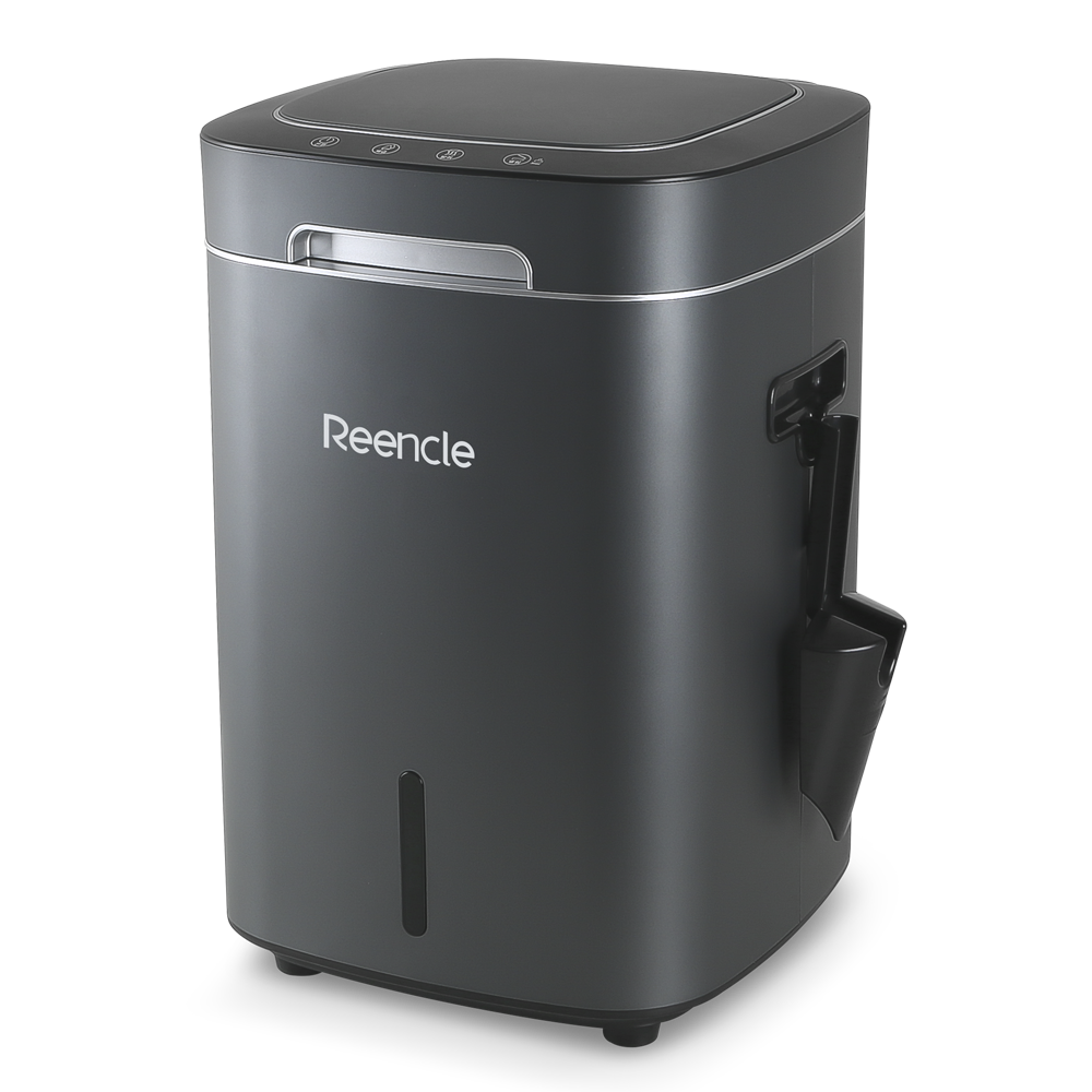 Reencle Prime Keukenafvalrecycler – Zilver
