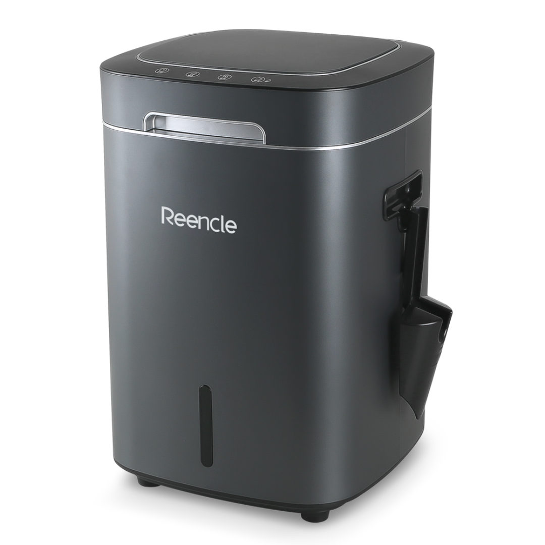 Reencle Prime – Slim afvalsysteem voor op de vloer (Zilver)